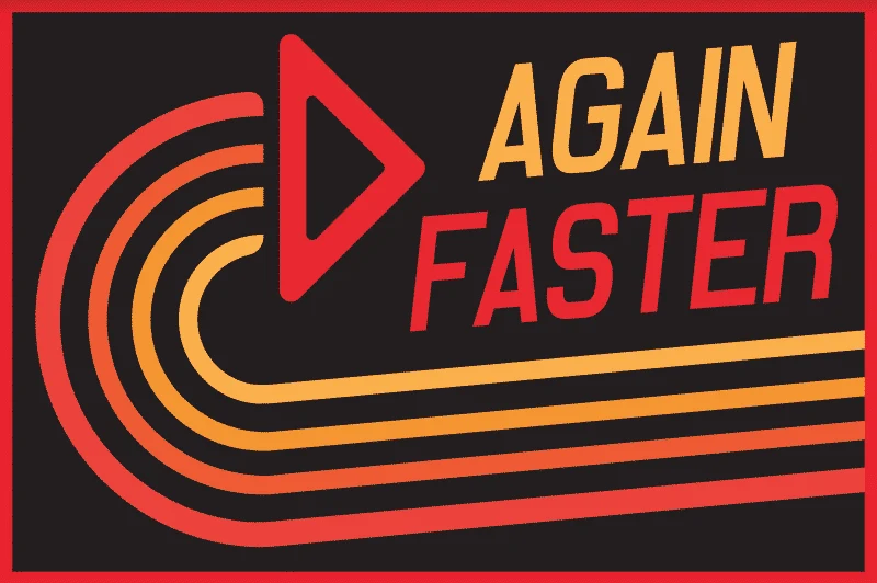 Again. Faster. April 2020 Rucking Challenge patch