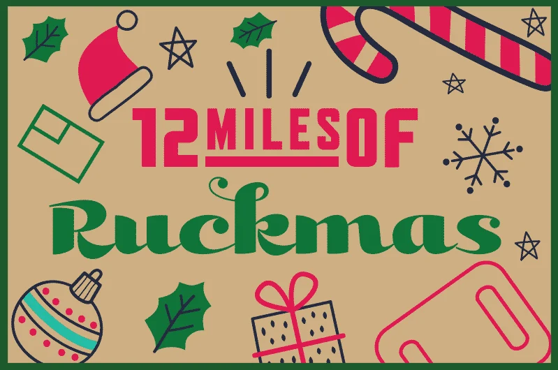 12 Miles of Ruckmas December 2020 Rucking Challenge patch