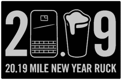 The 20.19 Ruck January 2019 Rucking Challenge patch