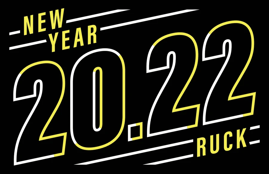 20.22 New Year Ruck January 2022 Rucking Challenge patch