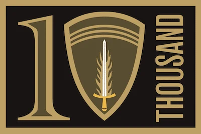 10 Thousand June 2024 Rucking Challenge patch