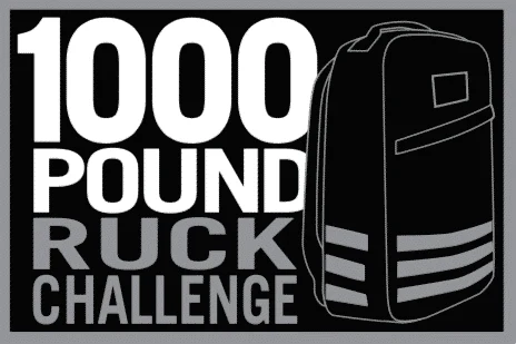 1,000 Pound Ruck March 2019 Rucking Challenge patch