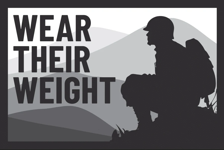 Wear Their Weight May 2025 Rucking Challenge patch